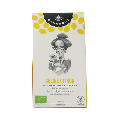 Generous mahedad Belgia - Celine Citron- sidrunimaitselised küpsised- 40g, GV